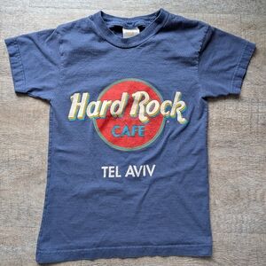 Hard Rock Cafe Tel Aviv Kids Tee - Size S/M Vintage 90's Y2K
